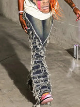 Load image into Gallery viewer, Carry Yourself Tassel Jeans FancySticated
