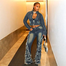 Load image into Gallery viewer, Carry Yourself Tassel Jeans FancySticated
