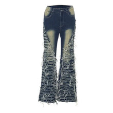 Load image into Gallery viewer, Carry Yourself Tassel Jeans FancySticated

