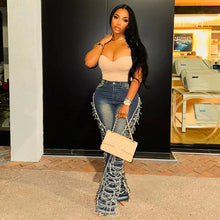Load image into Gallery viewer, Carry Yourself Tassel Jeans FancySticated
