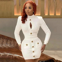 Load image into Gallery viewer, Cassandra Bodycon Bandage Dress FancySticated
