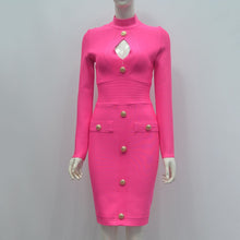 Load image into Gallery viewer, Cassandra Bodycon Bandage Dress FancySticated
