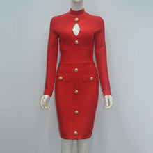 Load image into Gallery viewer, Cassandra Bodycon Bandage Dress FancySticated
