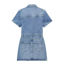 Load image into Gallery viewer, Catherine Denim Mini Dress FancySticated
