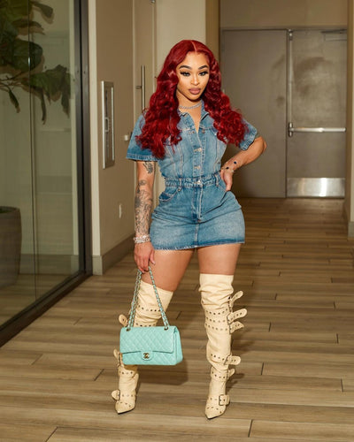 Catherine Denim Mini Dress FancySticated