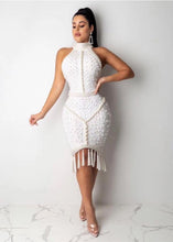 Load image into Gallery viewer, Celebrity Tassel Bandage Dress FancySticated
