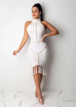 Load image into Gallery viewer, Celebrity Tassel Bandage Dress FancySticated
