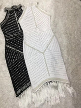 Load image into Gallery viewer, Celebrity Tassel Bandage Dress FancySticated

