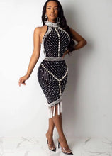 Load image into Gallery viewer, Celebrity Tassel Bandage Dress FancySticated
