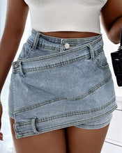 Load image into Gallery viewer, Clare Denim Short FancySticated

