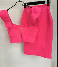 Load image into Gallery viewer, Date Night Bandage Skirt Set FancySticated
