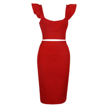 Load image into Gallery viewer, Date Night Bandage Skirt Set FancySticated
