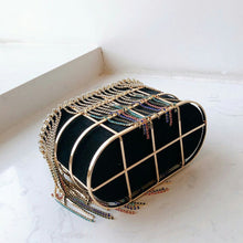 Load image into Gallery viewer, Diamonds Pearls Basket Handbag FancySticated
