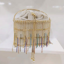 Load image into Gallery viewer, Diamonds Pearls Basket Handbag FancySticated
