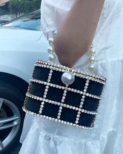 Load image into Gallery viewer, Diamonds Pearls Basket Handbag FancySticated
