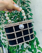 Load image into Gallery viewer, Diamonds Pearls Basket Handbag FancySticated
