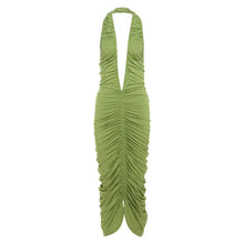 Load image into Gallery viewer, Doria Pleated Midi Dress FancySticated

