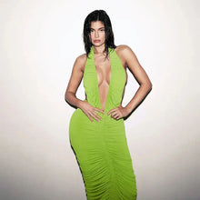 Load image into Gallery viewer, Doria Pleated Midi Dress FancySticated
