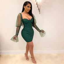 Load image into Gallery viewer, Elegant Bodycon Mini Dress FancySticated
