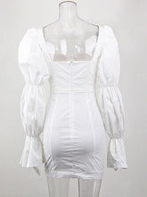 Load image into Gallery viewer, Elegant Puff Sleeve Fav Mini Dress FancySticated
