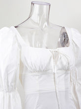 Load image into Gallery viewer, Elegant Puff Sleeve Fav Mini Dress FancySticated
