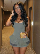 Load image into Gallery viewer, Elegant Ruffles Hem Mini Dress FancySticated
