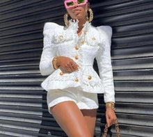 Load image into Gallery viewer, Elegantly Blazer Short Set FancySticated
