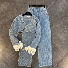 Load image into Gallery viewer, Eliza Denim Pants Set FancySticated
