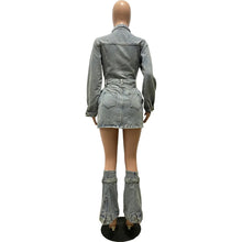 Load image into Gallery viewer, Erna Denim Dress Set FancySticated
