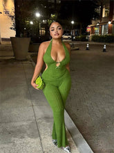 Load image into Gallery viewer, Farah Knit Bodycon Jumpsuit FancySticated

