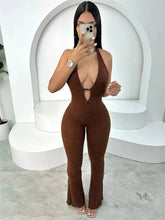 Load image into Gallery viewer, Farah Knit Bodycon Jumpsuit FancySticated
