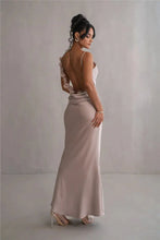 Load image into Gallery viewer, Floral Draped Backless Dress FancySticated
