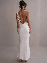 Load image into Gallery viewer, Floral Draped Backless Dress FancySticated
