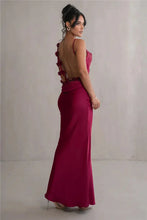 Load image into Gallery viewer, Floral Draped Backless Dress FancySticated
