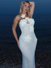 Load image into Gallery viewer, Floralle Crochet Knit Maxi Dress FancySticated
