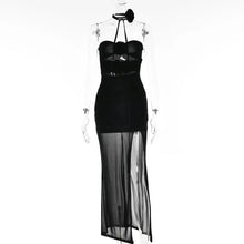 Load image into Gallery viewer, Florally Mesh Maxi Dress FancySticated
