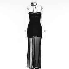 Load image into Gallery viewer, Florally Mesh Maxi Dress FancySticated
