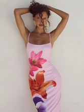 Load image into Gallery viewer, Floreal Bodycon Midi Dress FancySticated
