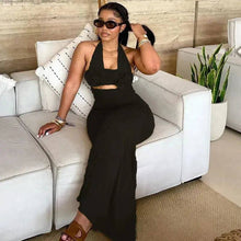 Load image into Gallery viewer, Flower Cutout Maxi Dress FancySticated
