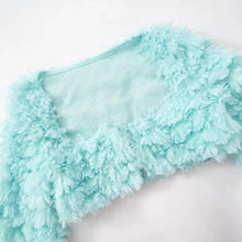 Load image into Gallery viewer, Fuzzy Wrap Mini Skirt Set FancySticated
