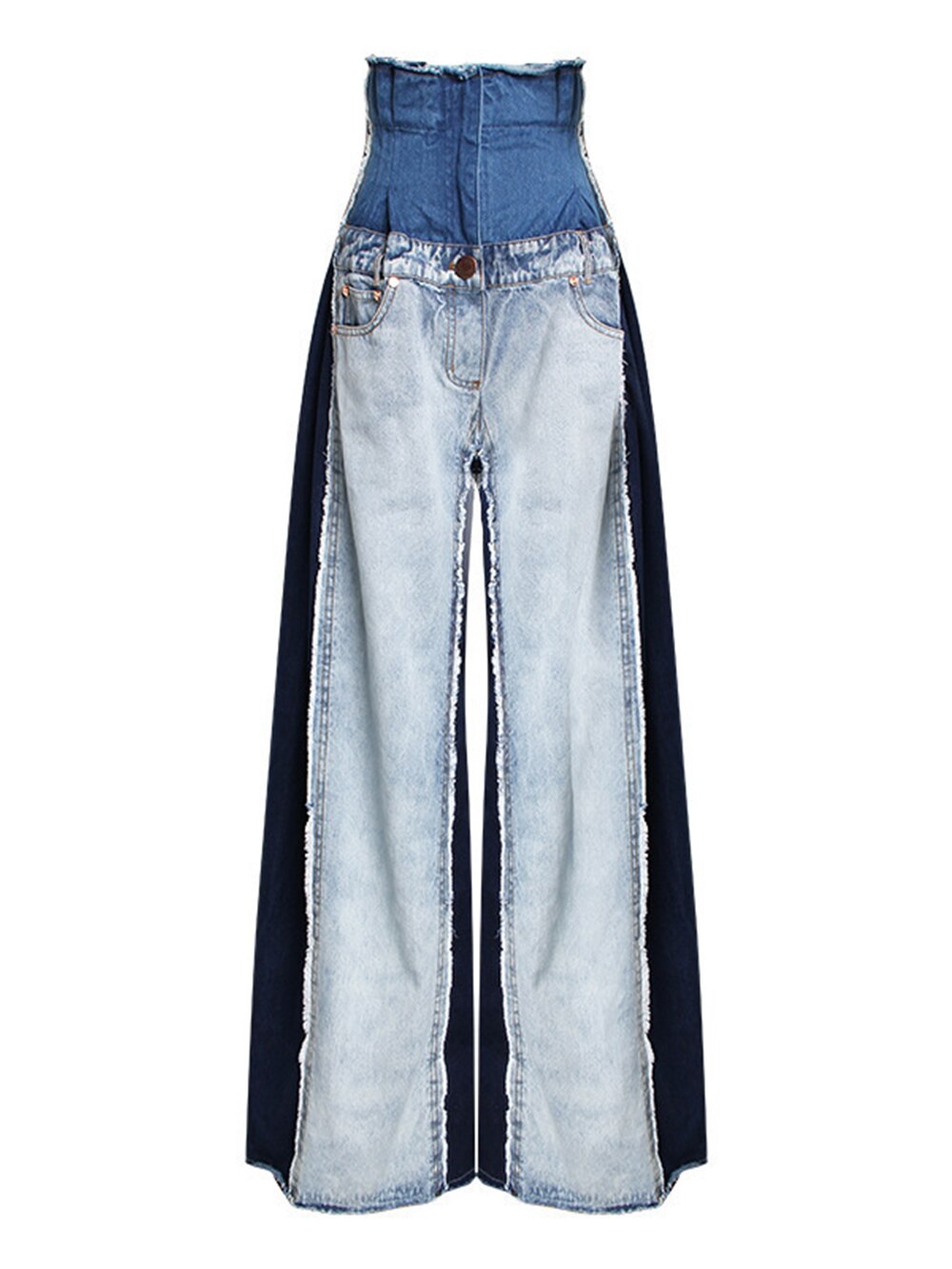 Influencers High Waist Wide Leg Jeans FancySticated