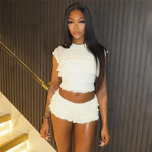 Load image into Gallery viewer, Jana Ruffles Short Set FancySticated

