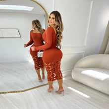 Load image into Gallery viewer, Janice Midi Dress FancySticated
