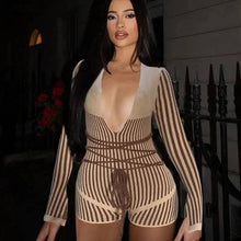 Load image into Gallery viewer, Janine Bandage Romper FancySticated
