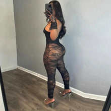Load image into Gallery viewer, Jenn Mesh Jumpsuit FancySticated
