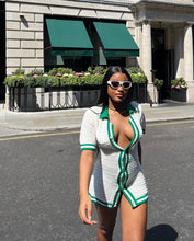 Load image into Gallery viewer, Jessenia Crochet Mini Dress FancySticated
