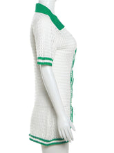 Load image into Gallery viewer, Jessenia Crochet Mini Dress FancySticated

