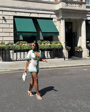 Load image into Gallery viewer, Jessenia Crochet Mini Dress FancySticated
