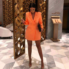 Load image into Gallery viewer, Joyce Blazer Mini Dress FancySticated
