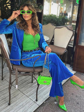 Load image into Gallery viewer, Julissa Velvet Blazer Pants Set FancySticated
